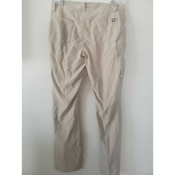 The North Face Mens Sz 34  Brown Flat Front Regular Fit Outdoor Hiking Pants - Picture 5 of 8